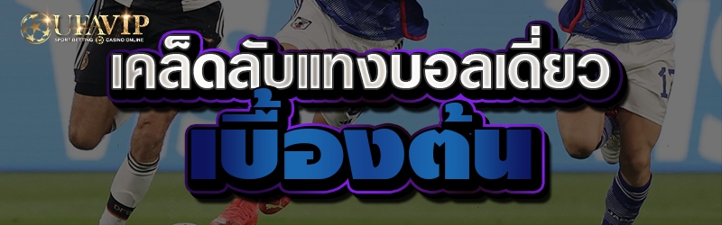 เคล็ดลับแทงบอลเดี่ยวเบื้องต้น